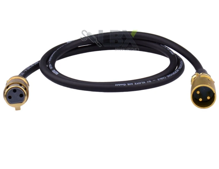 Kable audio, XLR Interkonekt zbalansowany Klotz 2 x 0,5m