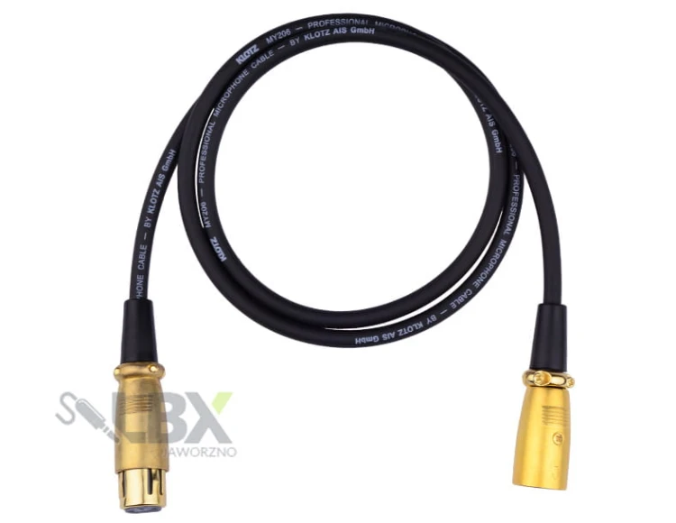 Kable audio, XLR Interkonekt zbalansowany Klotz 2 x 0,5m