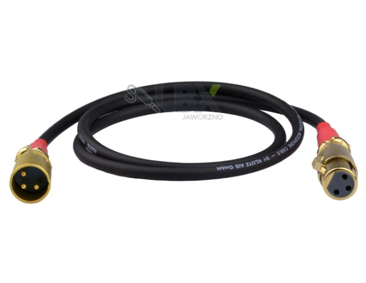 Kable audio, XLR Interkonekt zbalansowany Klotz 2 x 0,5m