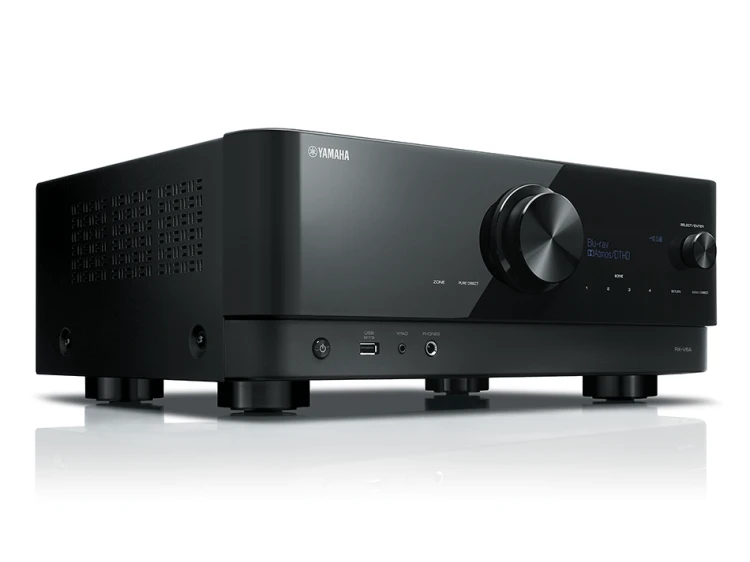 Amplitunery, kino domowe 7.2 Yamaha RX-V6A Czarny