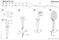 Stojaki Standy pod kolumny NorStone WALK - para