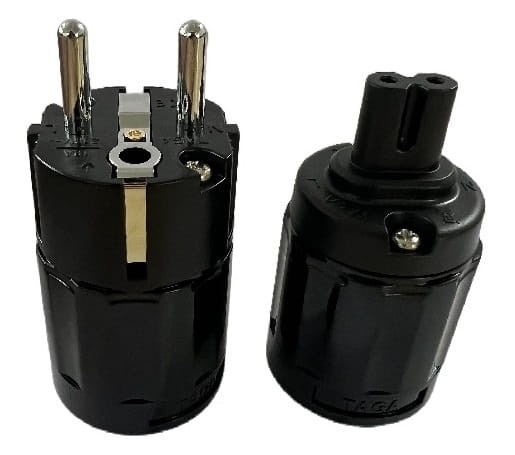 Wtyczka Schuko + złącze IEC Taga Harmony ETPC-SP/ETPC-C7-C