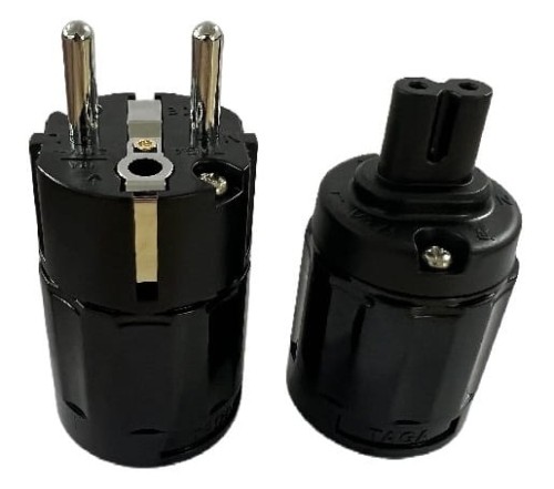 Wtyczka Schuko + złącze IEC Taga Harmony ETPC-SP/ETPC-C7-C