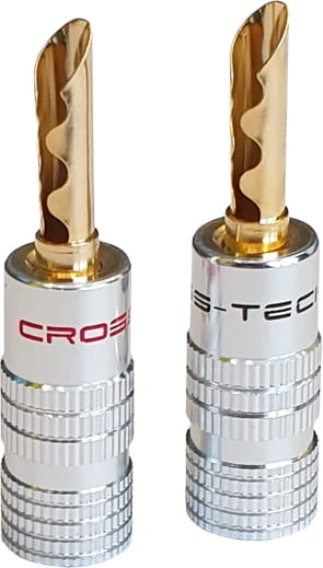 Wtyki głośnikowe banan Cross-Tech W4