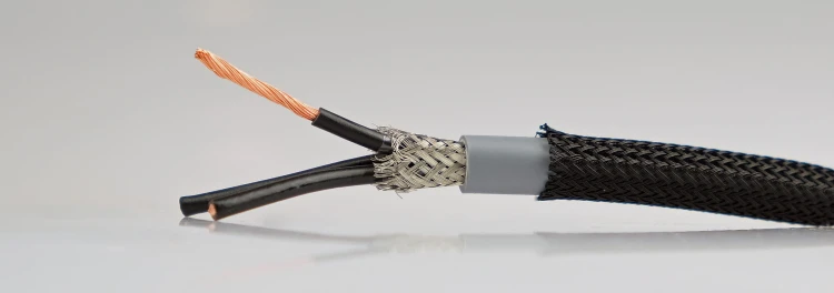 Kabel przewód zasilający CROSS-TECH oplot