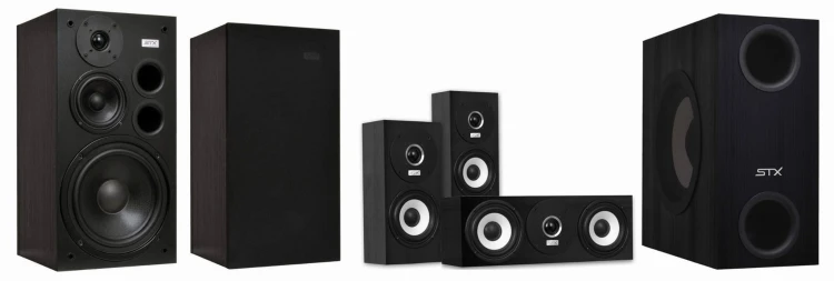 Zestaw kolumn kino domowe 5.1 STX F-130n