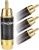 Kable audio 2 RCA - 2 RCA cinch przewód Klotz  - 3m