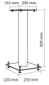 Stojaki Standy pod kolumny NorStone Stylum 1 czarne