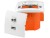 Gniazdka ścienne audio, podtynkowe terminal 1USB 1F