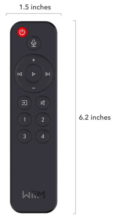 Pilot WiiM Voice REMOTE do WIIM Mini lub PRO