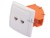 Gniazdo internetowe ścienne terminal 2 x RJ-45