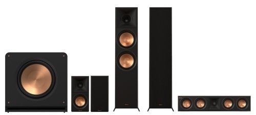 Zestaw kolumn 5.1 KLIPSCH RP-8000F II / RP-500M II / RP-404C II / RP-1600SW