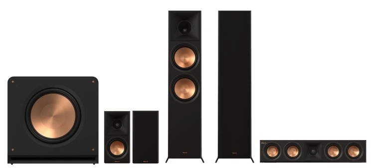 Zestaw kolumn 5.1 KLIPSCH RP-8000F II / RP-500M II / RP-404C II / RP-1600SW