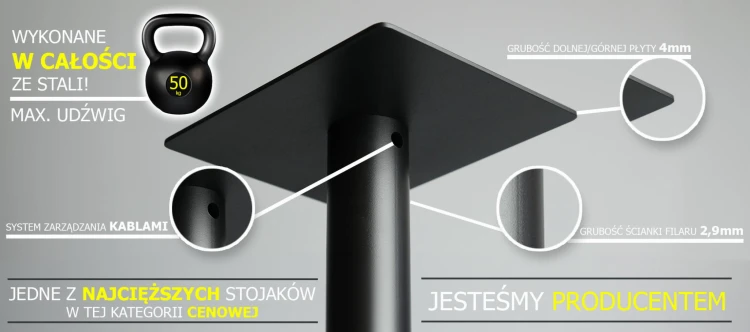 Cross-Tech Stojaki standy podstawy pod kolumny głośniki