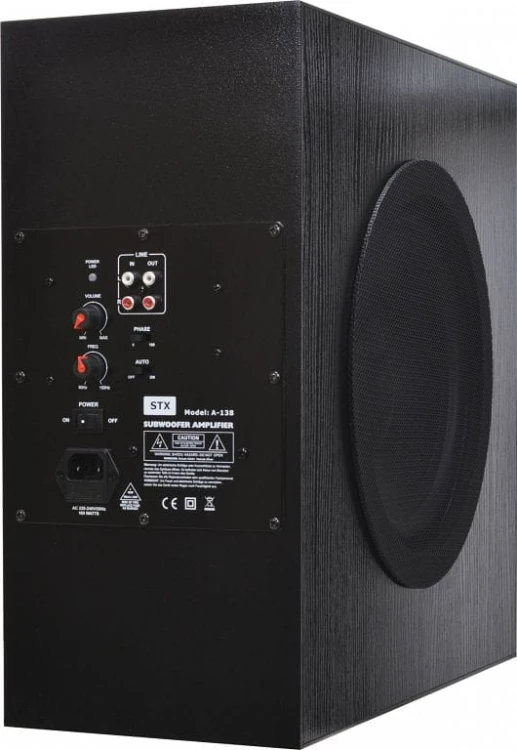 Subwoofer aktywny STX Graviton 250 S - czarny