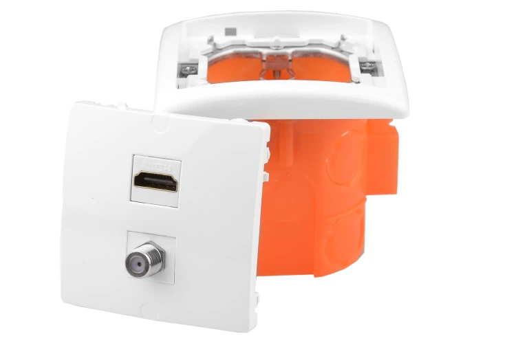 Gniazdka ścienne audio F HDMI terminal