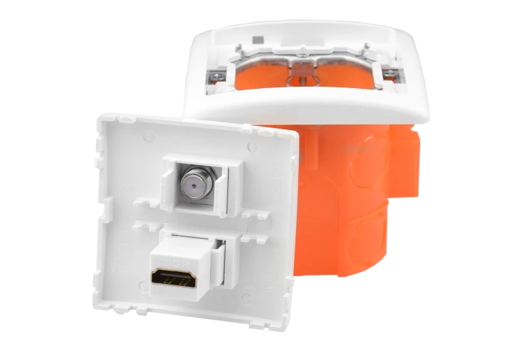 Gniazdka ścienne audio F HDMI terminal