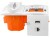 Gniazdka ścienne audio 1 USB 1 RJ-45 2x 230V