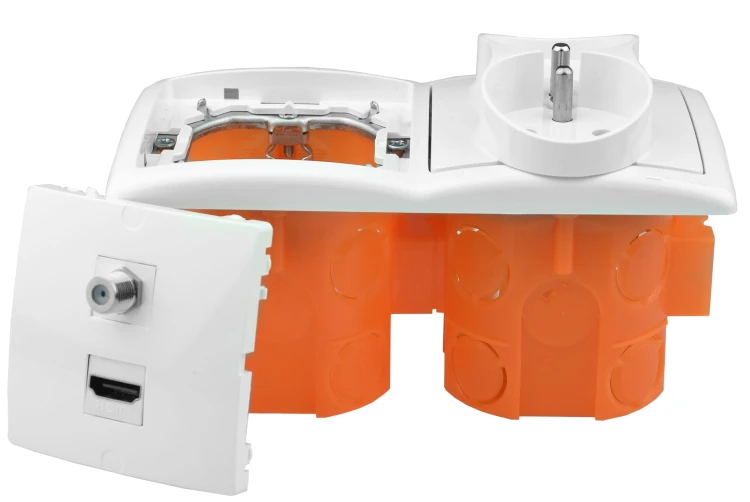 Gniazdka ścienne audio 230V F HDMI terminal