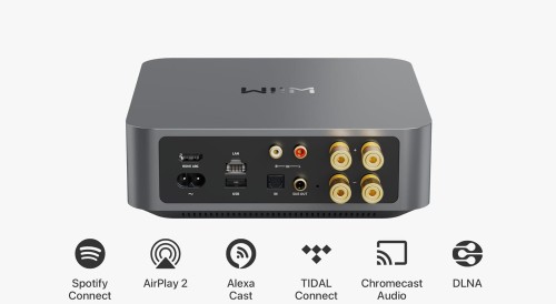 Wzmacniacz stereo streamer WiiM AMP