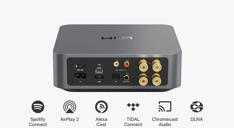Wzmacniacz stereo streamer WiiM AMP