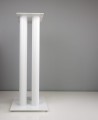Białe stojaki standy podstawy pod kolumny głośniki Cross-Tech S4