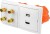 Gniazdka głośnikowe ścienne, podtynkowe terminal 1USB 1HDMI 4G