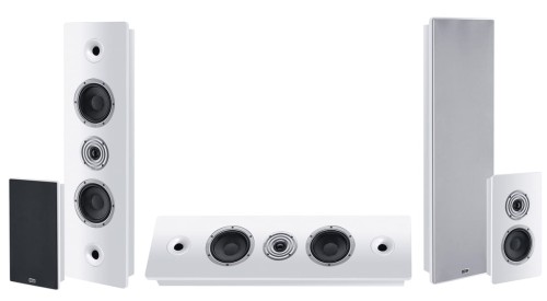 Zestaw kolumn naściennych 5.0 Heco Ambient 44F 11F