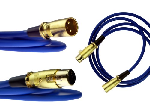 Kabel mikrofonowy przewód XLR Canon Klotz BLUE