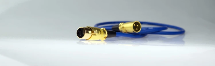 Kabel mikrofonowy przewód XLR Canon Klotz BLUE