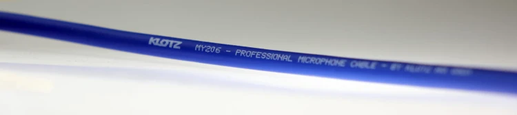Kabel mikrofonowy przewód XLR Canon Klotz BLUE