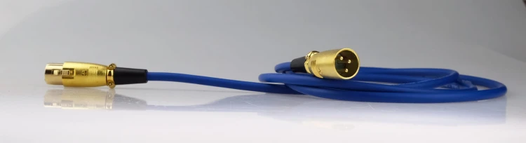 Kabel mikrofonowy przewód XLR Canon Klotz BLUE
