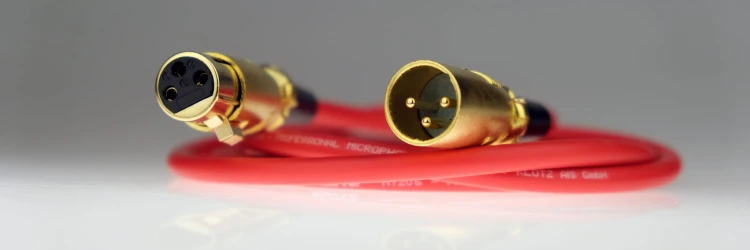 XLR Canon Klotz 0,5m RED