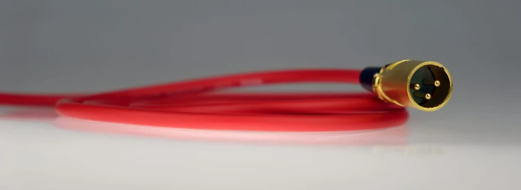 XLR Canon Klotz 0,5m RED