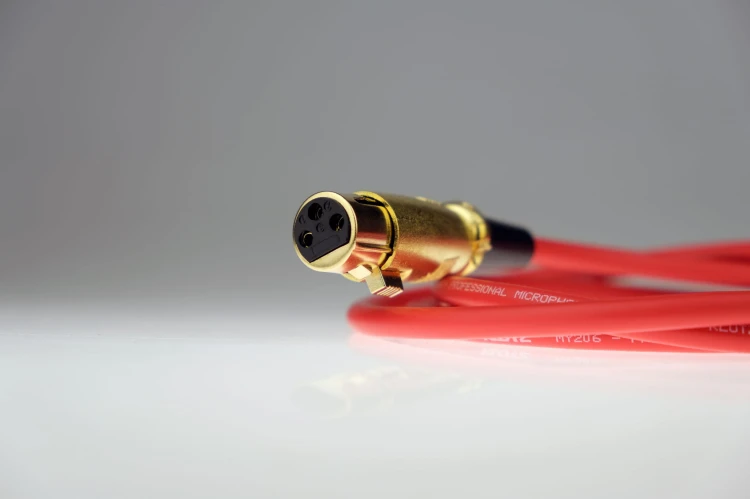 XLR Canon Klotz 0,5m RED