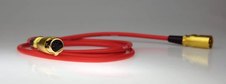 XLR Canon Klotz 0,5m RED