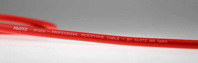 XLR Canon Klotz 0,5m RED