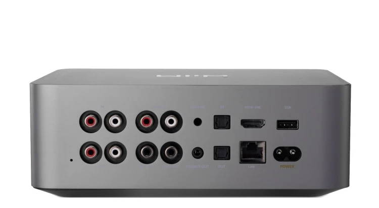 WiiM ULTRA Odtwarzacz sieciowy STREAMER Bluetooth 5.3 HDMI pilot Dark Gray