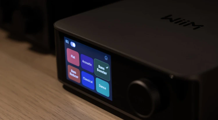 WiiM ULTRA Odtwarzacz sieciowy STREAMER Bluetooth 5.3 HDMI pilot Dark Gray