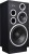 Kolumny podłogowe stereo STX F-330n - czarne