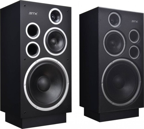 Kolumny podłogowe stereo STX F-330n - czarne