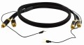Gramofony, kable audio 2 RCA - 2 RCA Klotz - 3 m