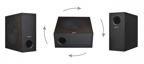 Subwoofer aktywny STX Graviton 250 S - biały