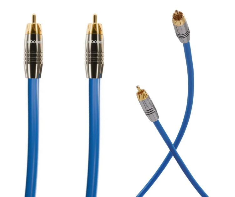 Melodika SBCX05 Kabel Coaxial RCA-RCA Sky Blue