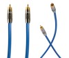 Melodika SBCX07 Kabel Coaxial RCA-RCA Sky Blue - 0,7m