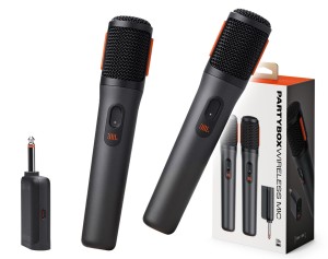 Zestaw mikrofonów bezprzewodowych JBL PartyBox Wireless Mic + odbiornik