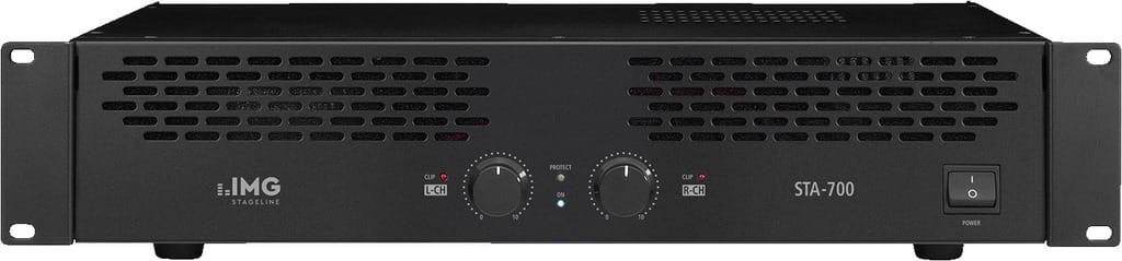 Wzmacniacz stereo IMG STAGE LINE STA-700 - czarny