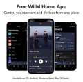 Wzmacniacz stereo streamer WiiM AMP PRO z Bluetooth Wi-Fi HDMI ARC - Dark Gray