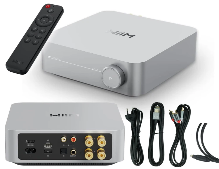 Wzmacniacz stereo streamer WiiM AMP