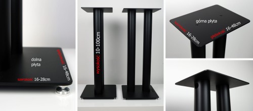 Stojaki NA WYMIAR standy podstawy pod kolumny głośniki Cross-Tech S3